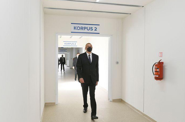Prezident İlham Əliyev İsmayıllıda modul tipli xəstəxananın açılışında iştirak edib