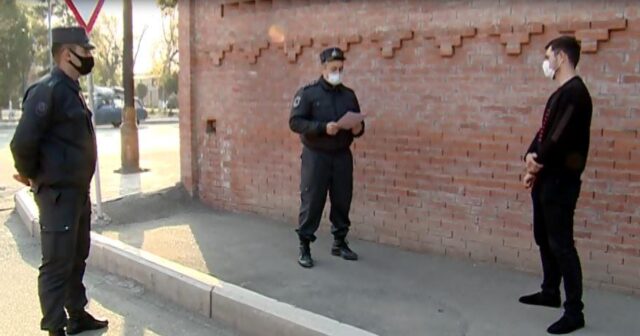 Gəncədə evdən icazəsiz çıxan koronavirus xəstələri saxlanıldı