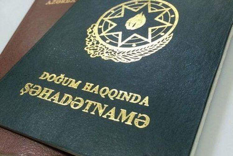 Doğum və ölüm haqqında elektron şəhadətnamələr veriləcək