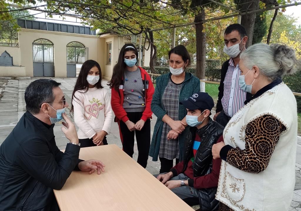 Vətən müharibəsi dövründə psixoloji sarsıntı keçirən ailələr diqqət mərkəzində saxlanılır