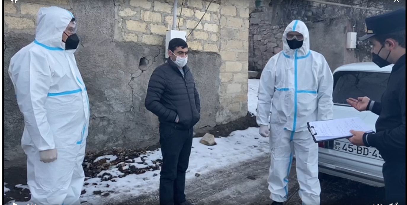 Yaşayış yerini tərk edən koronavirus xəstələri məsuliyyətə cəlb edilib