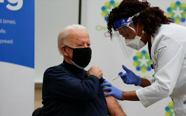 Co Bayden ikinci dəfə peyvənd olundu