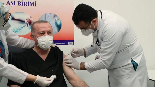 Rəcəb Tayyib Ərdoğan koronavirusa qarşı peyvənd olundu