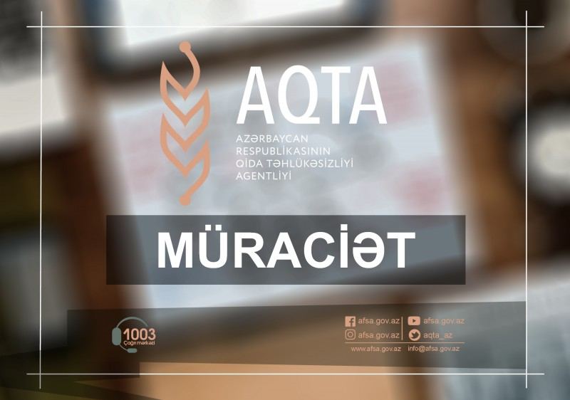 AQTA quş əti ilə bağlı sahibkarlara müraciət edib