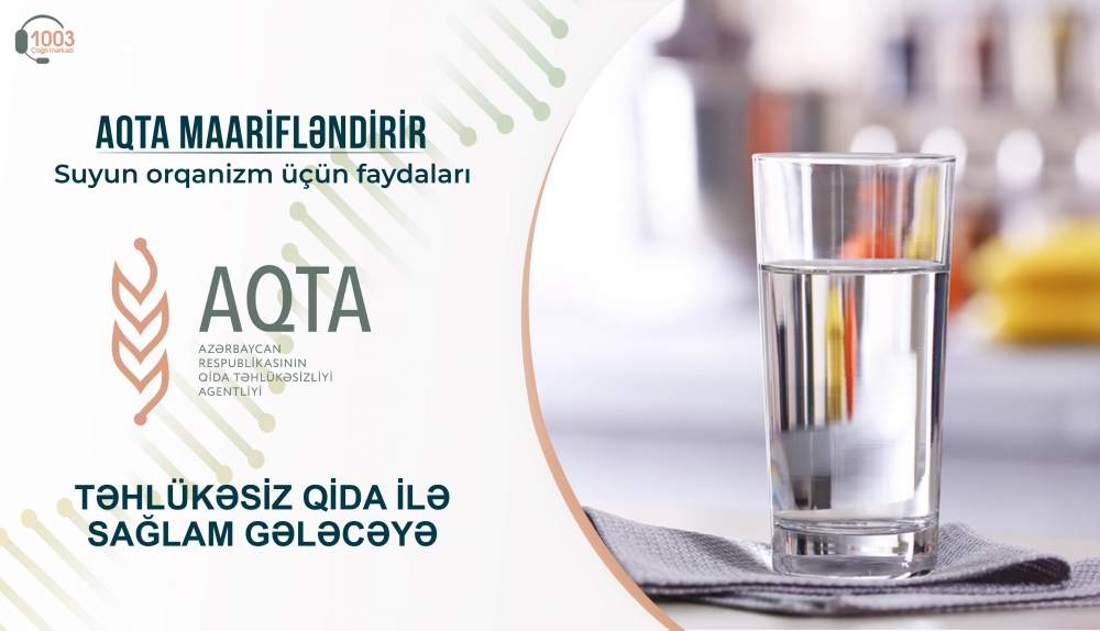 Suyun orqanizm üçün FAYDALARI