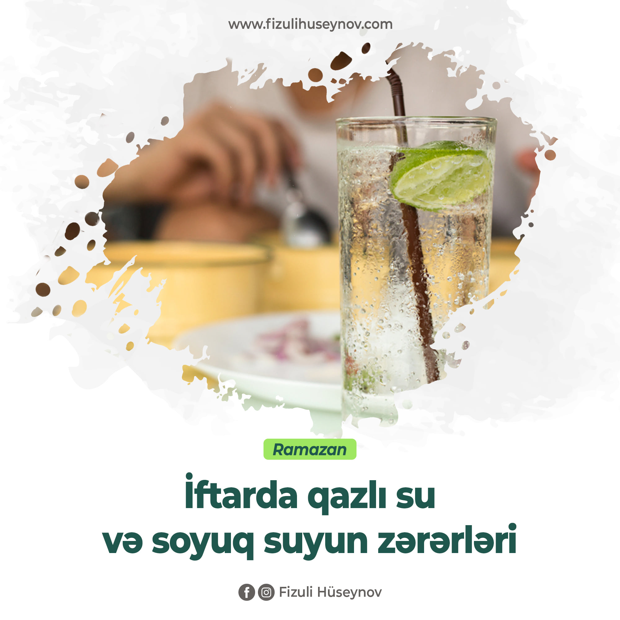 İftarda qazlı su və soyuq suyun ZƏRƏRLƏRİ