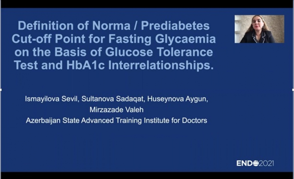 Azərbaycanlı mütəxəssis ABŞ Endokrinologiya Cəmiyyətinin konqresində çıxış edib
