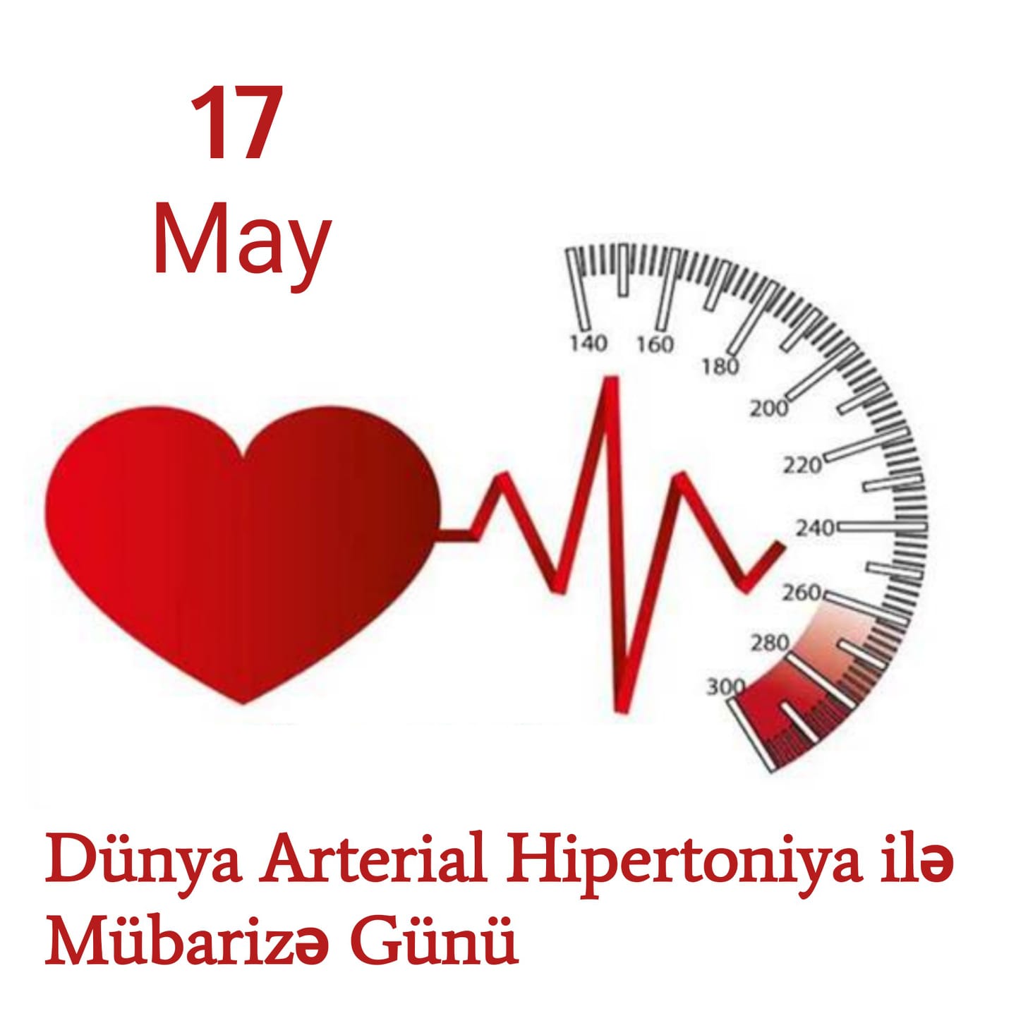 Mayın 17-si Ümumdünya Arterial Hipertoniya ilə Mübarizə Günüdür