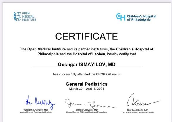 ATU-nun əməkdaşı beynəlxalq vebinarda sertifikata layiq görülüb