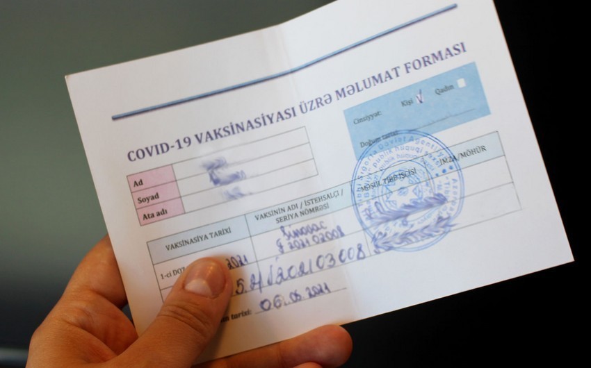 Saxta COVID-19 pasportu verən həkimlərin diplomunun ləğvi təklif olunur