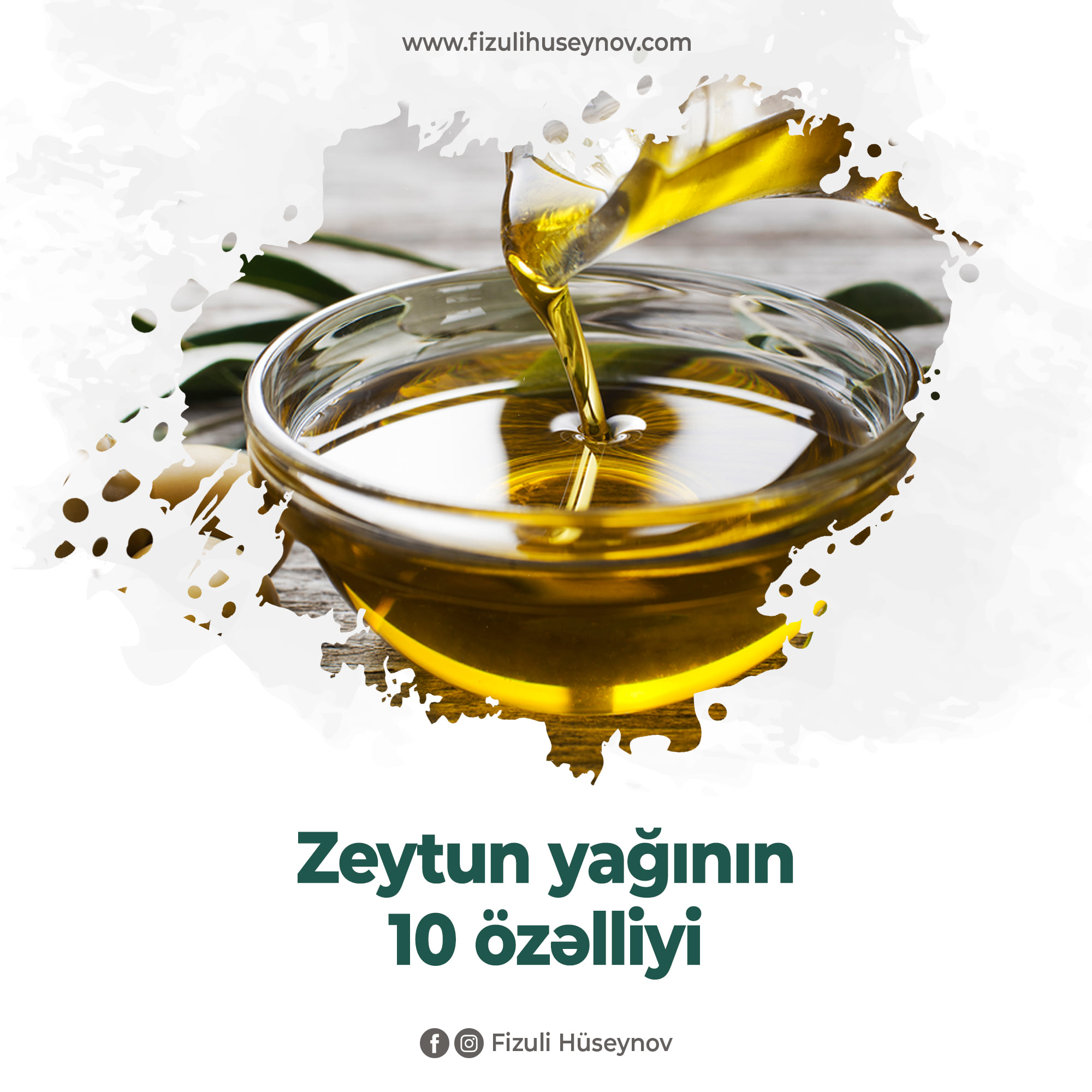 Zeytun yağının 10 ÖZƏLLİYİ