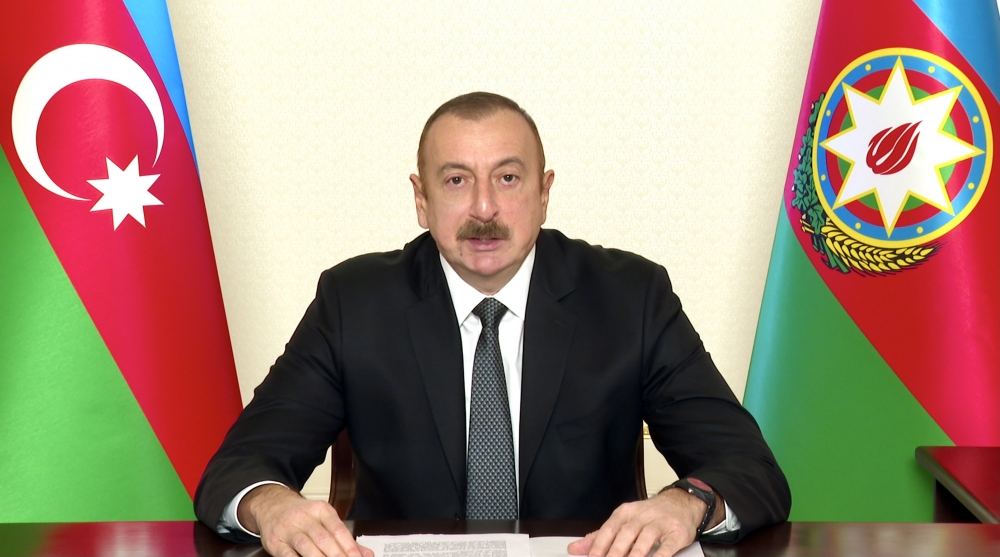 Prezident İlham Əliyev xalqa müraciət edir - CANLI