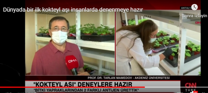 Azərbaycanlı alimin koronavirusa qarşı hazırladığı kokteyl-peyvənd Türkiyə mediasının gündəmində - FOTO/VİDEO