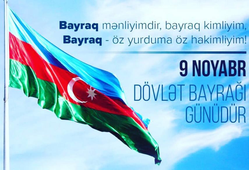 Azərbaycanda Dövlət Bayrağı Günüdür