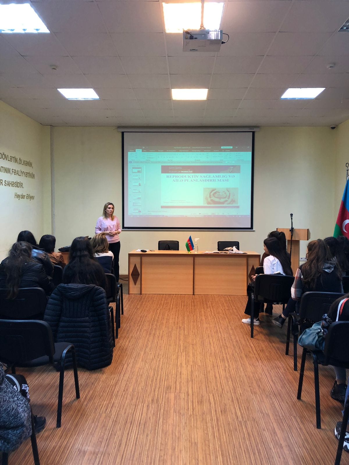 Gənclər reproduktiv sağlamlıq və ailə planlaşdırılmasına dair maarifləndirilib