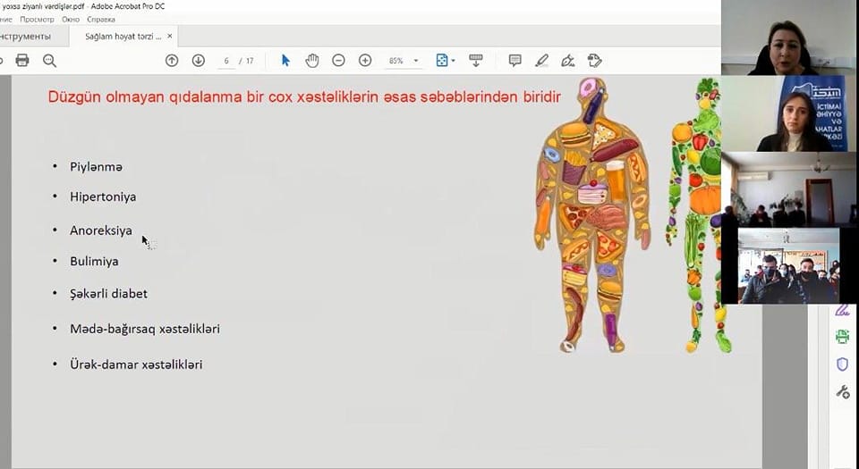 Sağlam həyat tərzinin təbliği istiqamətində maarifləndirici tədbir keçirildi
