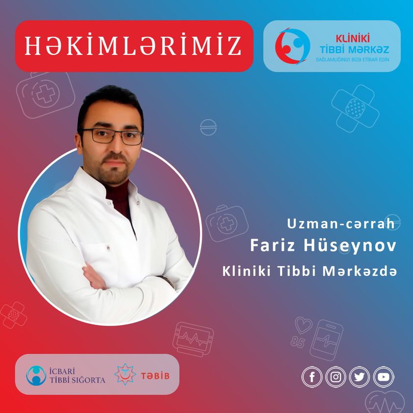 Kliniki Tibbi Mərkəzin Cərrahiyyə şöbəsinə YENİ TƏYİNAT