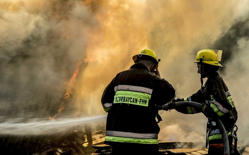 Sumqayıtda xəstəxanada yanğın olub, 15 nəfər tüstüdən zəhərlənib