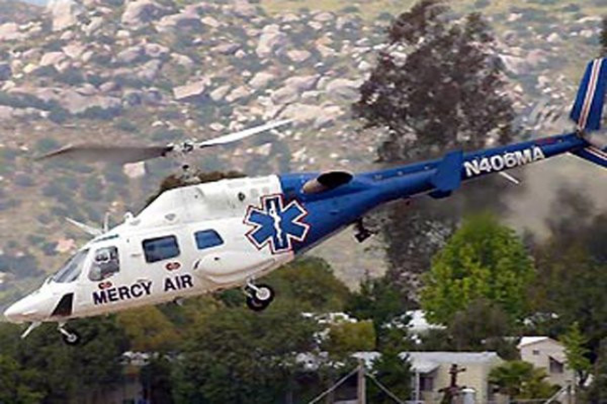 ABŞ-da təcili yardım helikopteri qəzaya uğrayıb, 4 nəfər xəsarət alıb