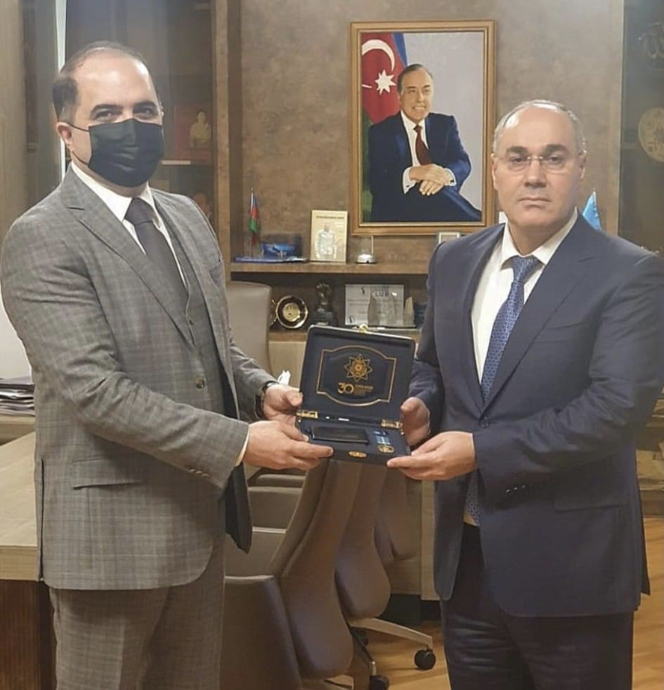 Rəşad Mahmudov Dövlət Gömrük Komitəsinin yubiley medalı ilə təltif olunub