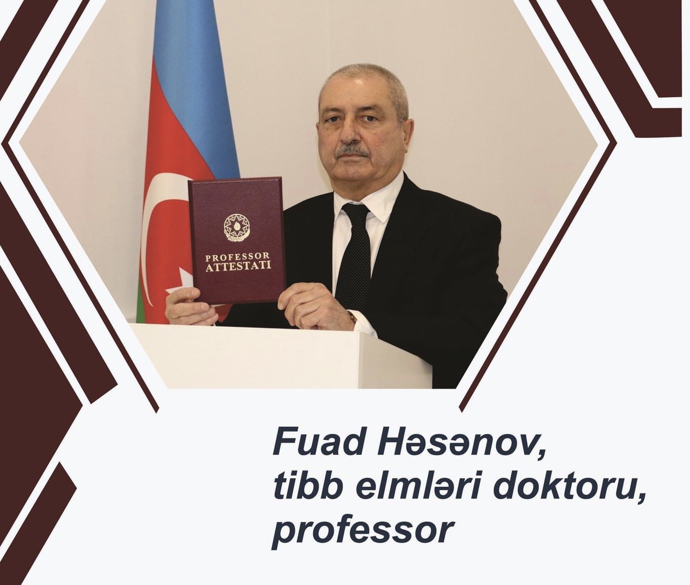 Elmi Cərrahiyyə Mərkəzinin şöbə müdirinə professor elmi adı verilib
