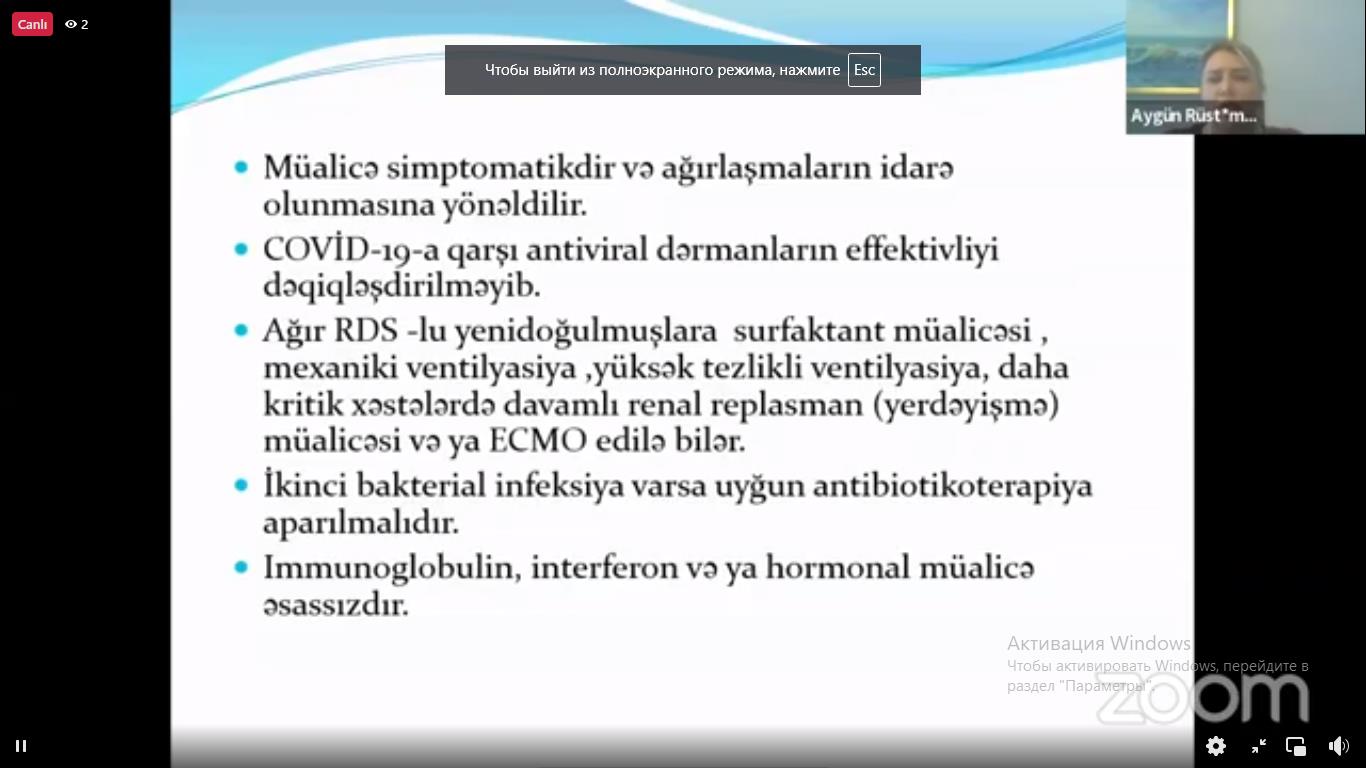 Pandemiya dövründə yenidoğulmuş körpənin idarəolunması necə həyata keçirilməlidir? - Həkim-neanotoloq