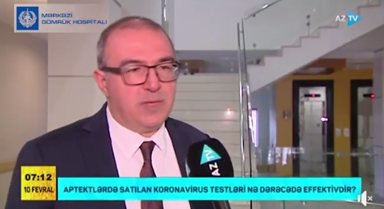 İsmayıl Əfəndiyev: “Apteklərdən alınmış ekspress testlərin keyfiyyəti müəyyən standartlara uyğun olmalıdır”