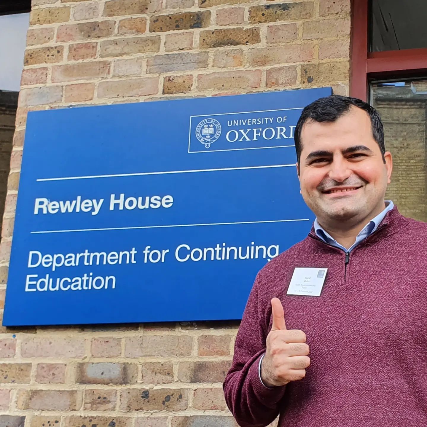 Tural Qulu Oksford Universitetində 