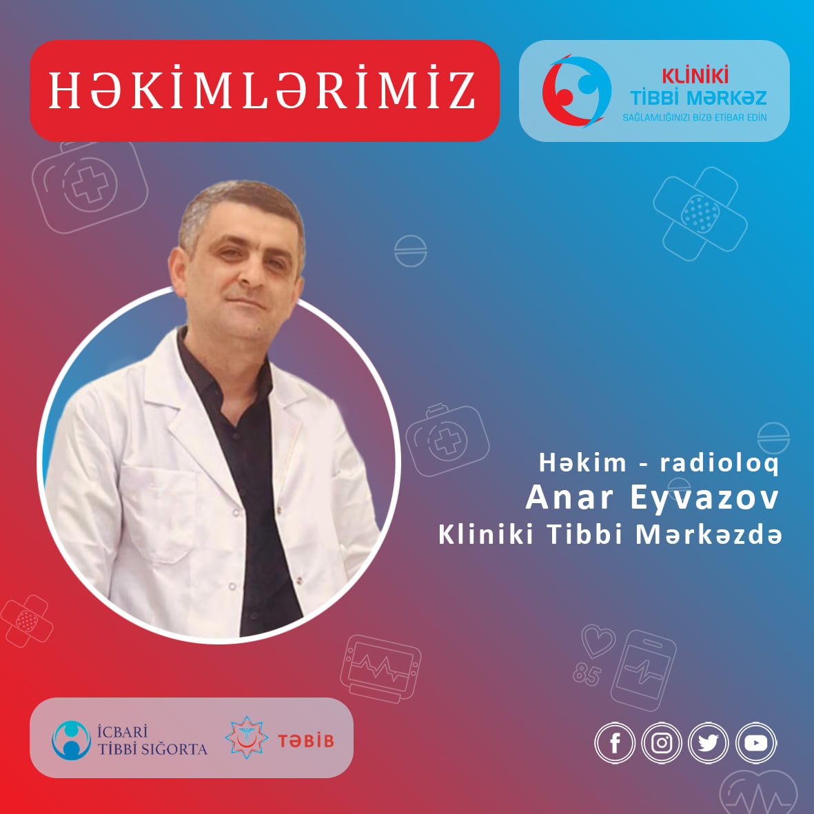 Daha bir həkim fəaliyyətini Kliniki Tibbi Mərkəzdə davam etdirəcək