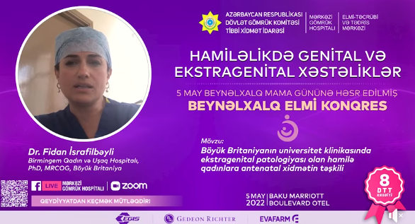 Birmingem Qadın və Uşaq Hospitalının yüksəkixtisaslı mütəxəssisi beynəlxalq elmi konqresdə çıxış edəcək