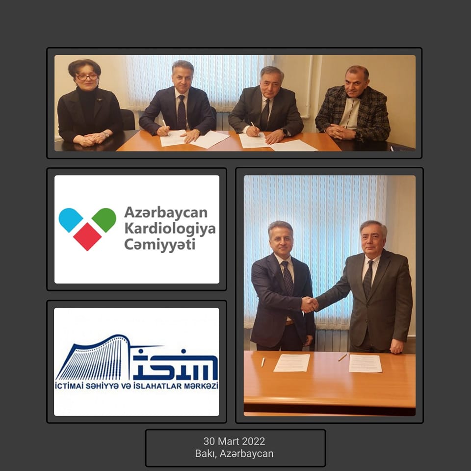 Azərbaycan Kardiologiya Cəmiyyəti və İctimai Səhiyyə və İslahatlar Mərkəzi arasında memorandum imzalanıb