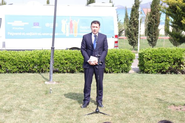 ATU rektoru Şamaxıda Avropa “İmmunlaşdırma Həftəsi” çərçivəsində keçirilən tədbirdə iştirak edib