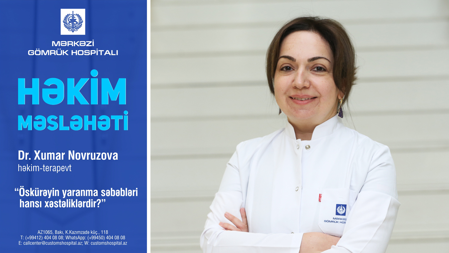 Öskürəyin yaranma səbəbləri hansı xəstəliklərdir? - Terapevt açıqladı