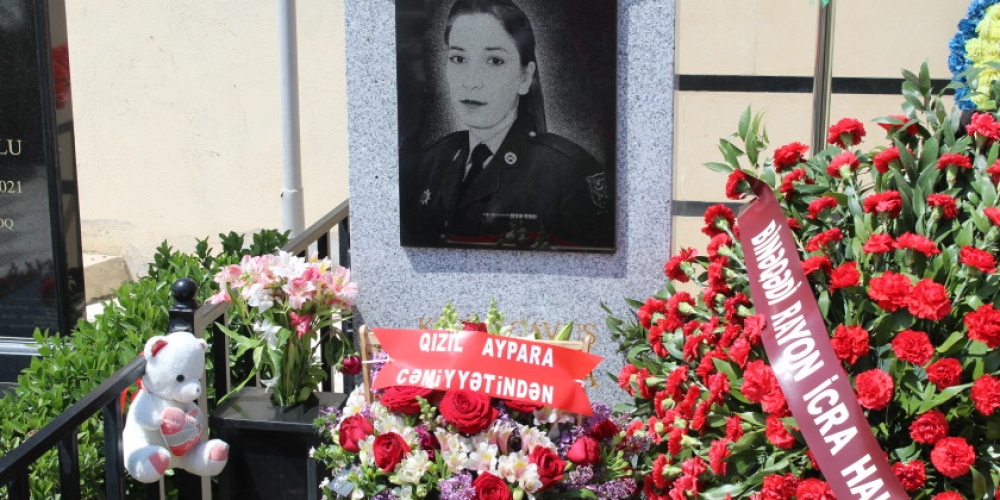 Vətən müharibəsi şəhidi Arəstə Baxışovanın məzarı ziyarət edilib  