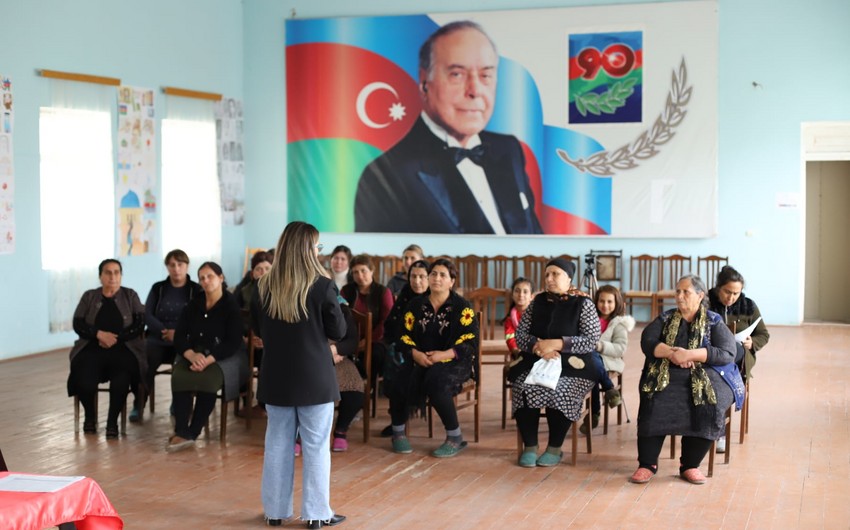 Vətən müharibəsinin şahidi olan qadınlara psixoloji yardım göstərilib  