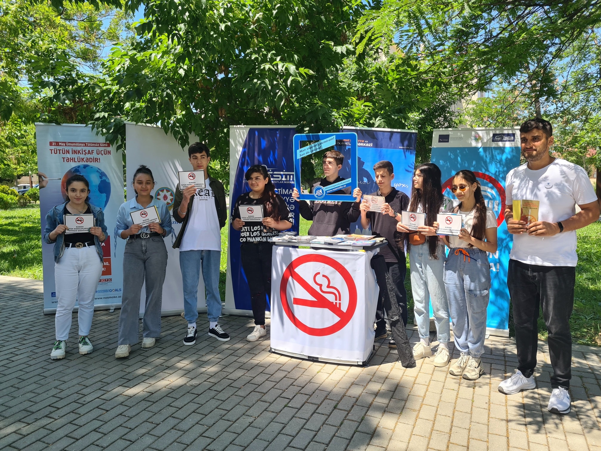 Siyəzəndə Ümumdünya Tütünsüz Gününə həsr olumuş maarifləndirici təşviqat aksiyası keçirilib