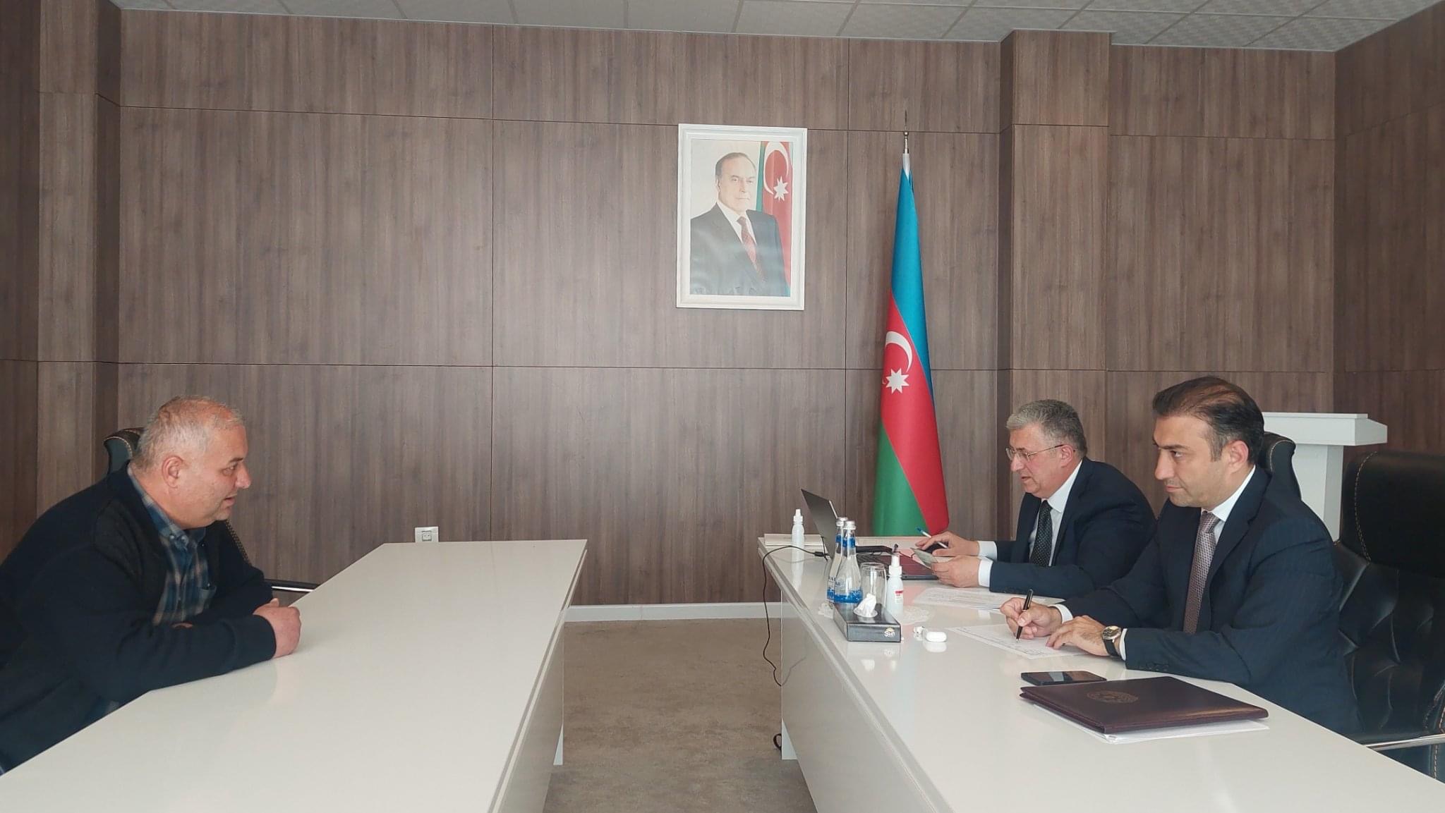 Anar Bayramov Şəki rayonunda vətəndaşları qəbul edib