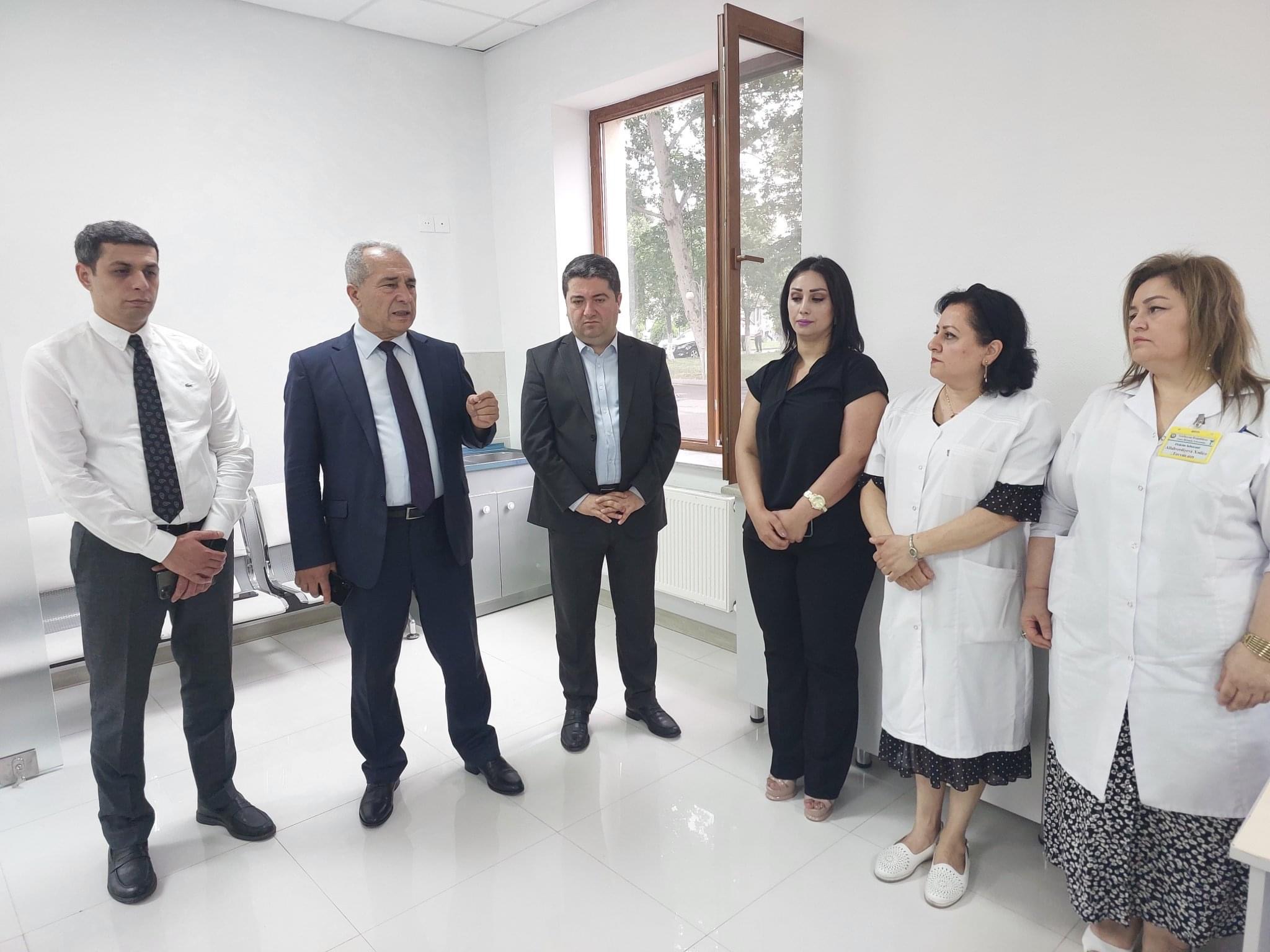 Abbas Səhhət adına Xəstəxananın Laboratoriya şöbəsinin açılışı olub
