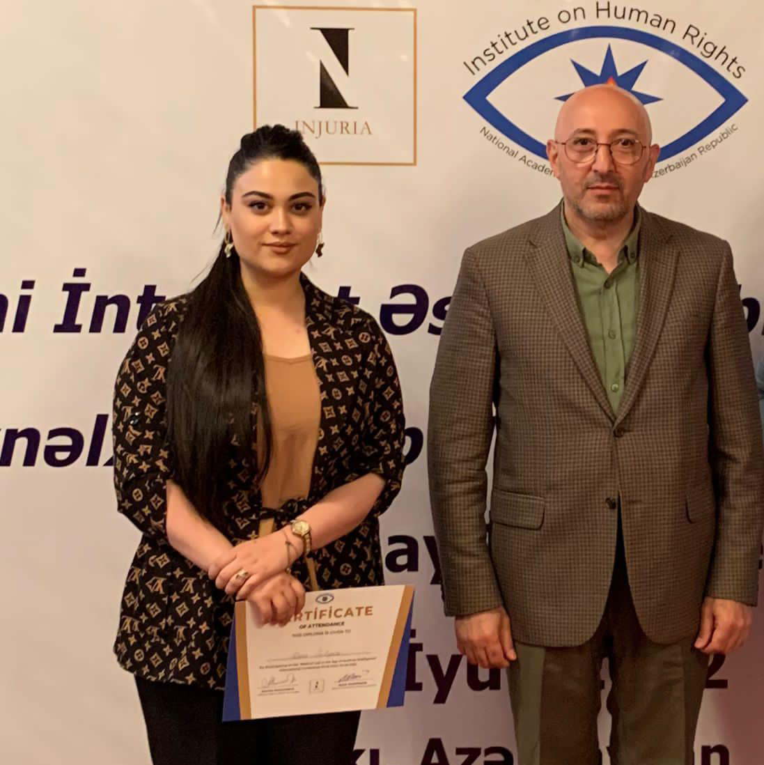 Elmi-Tədqiqat Tibbi Profilaktika İnstitutunun hüquqşünası beynəlxalq tədbirdə iştirak edib