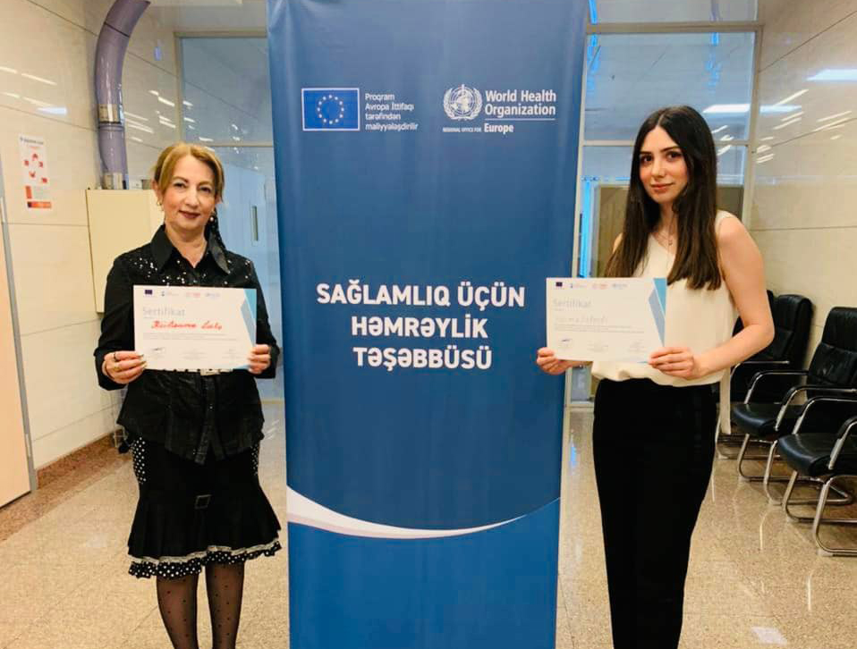 Elmi-Tədqiqat Tibbi Profilaktika İnstitutunun həkimləri ÜST-nin təlimçi sertifakatını qazanıblar