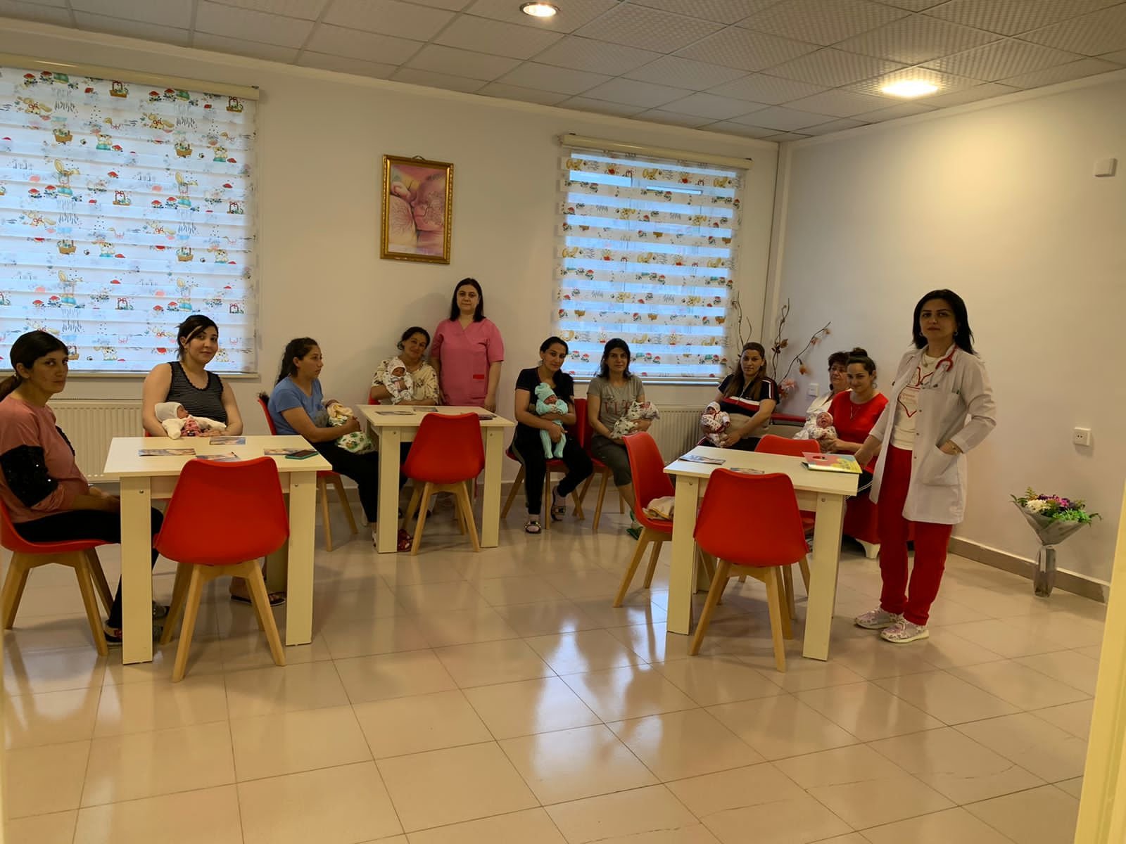 Gəncə Şəhər Birləşmiş Xəstəxanası Perinatal mərkəzdə “Ana və uşaq otağı” istifadəyə verilib