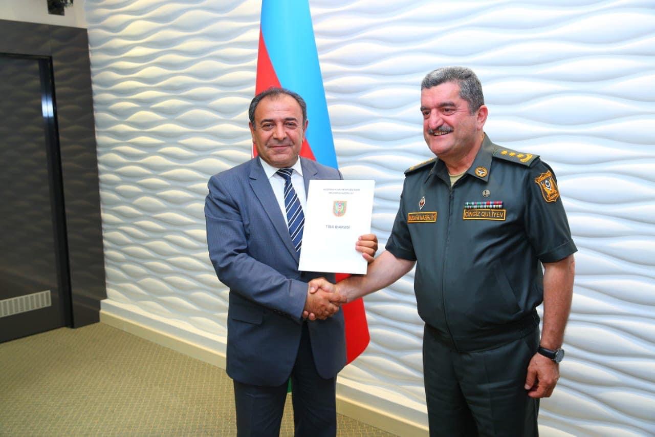 Bir qrup tibb işçisi Azərbaycan Ordusunun tibbi xidmətinə verdiyi töhfəyə görə təltif olunub