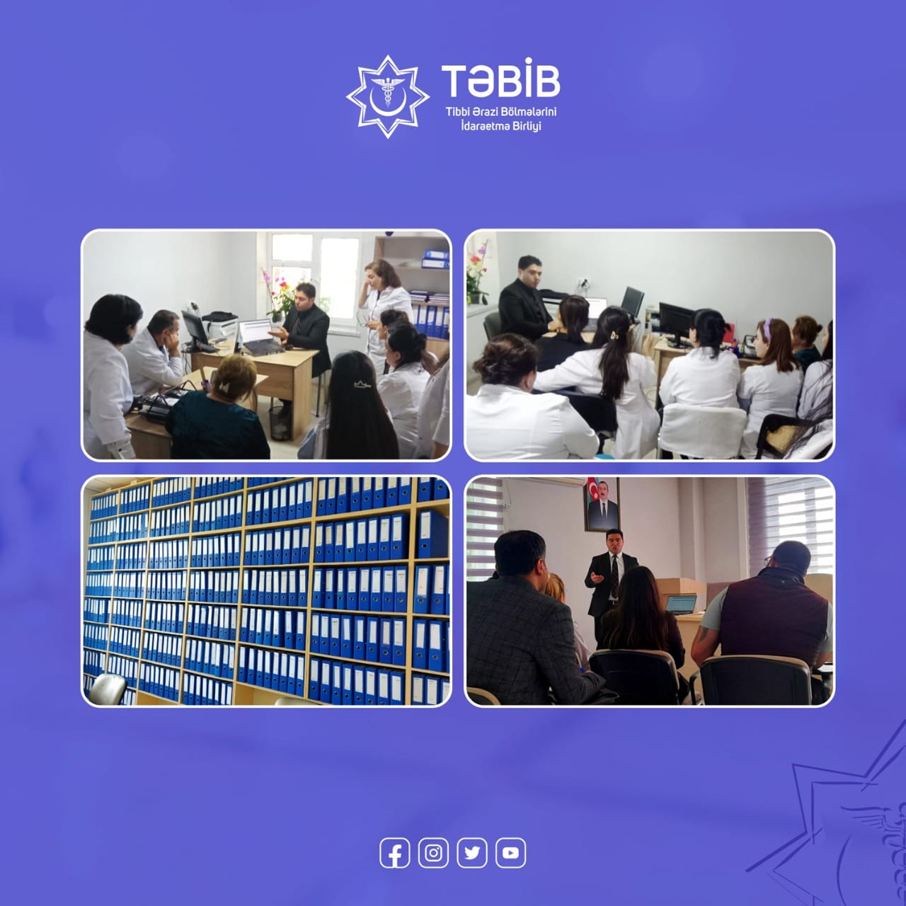 TƏBİB tibb müəssisələrinə dəstək məqsədli təlimləri davam etdirir