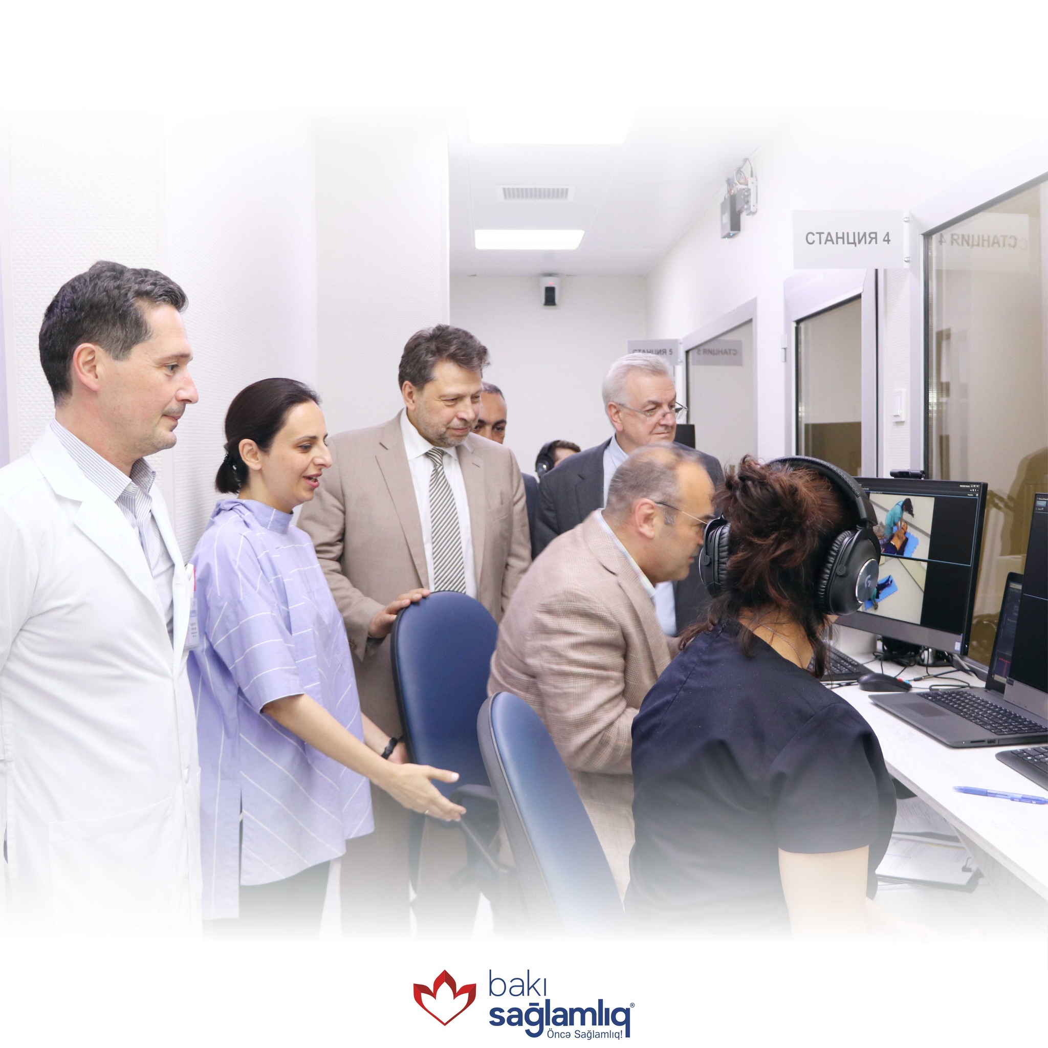 Rusiyanın Elmlər Akademiyasının nümayəndələri Bakı Sağlamlıq Mərkəzində olublar - FOTO