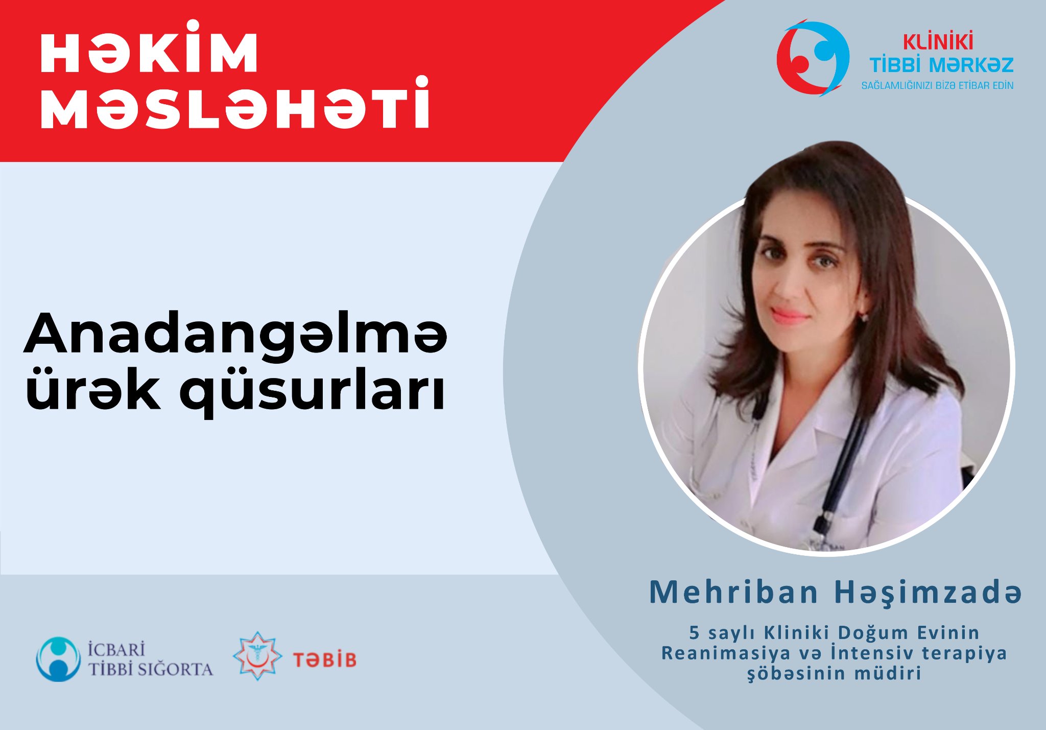 Qohum evliliyi körpənin ürək qüsuru ilə doğulmasına səbəb olan amillərdəndir - HƏKİM MƏSLƏHƏTİ