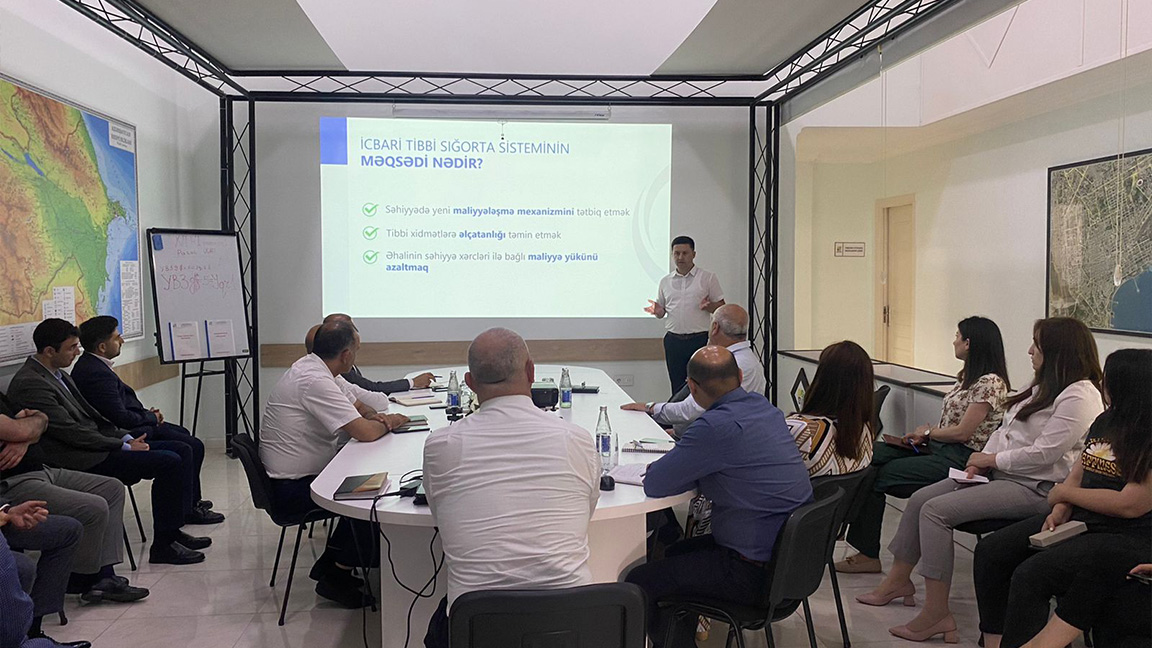 Bir sıra qurumlarda icbari tibbi sığorta ilə bağlı maarifləndirilmə tədbirləri keçirilib