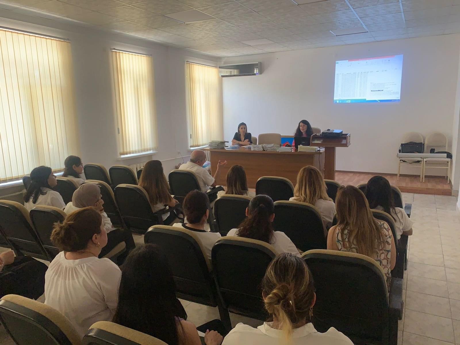 Sumqayıt Tibb Mərkəzində hesabat yığıncağı keçirilib