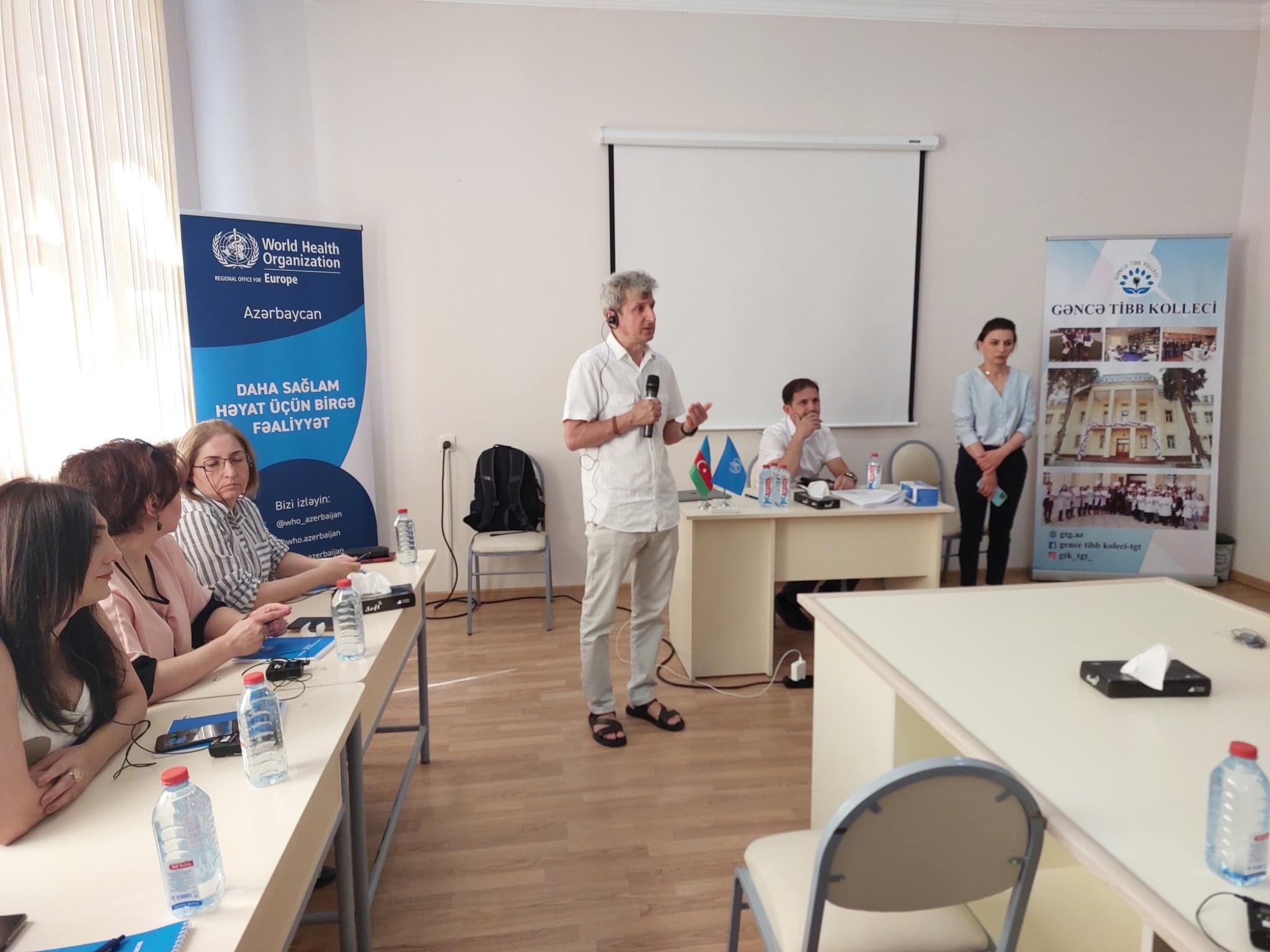 “Laboratoriyaların tibbi tullantıları və onların idarə edilməsi” mövzusunda təlim keçirilib
