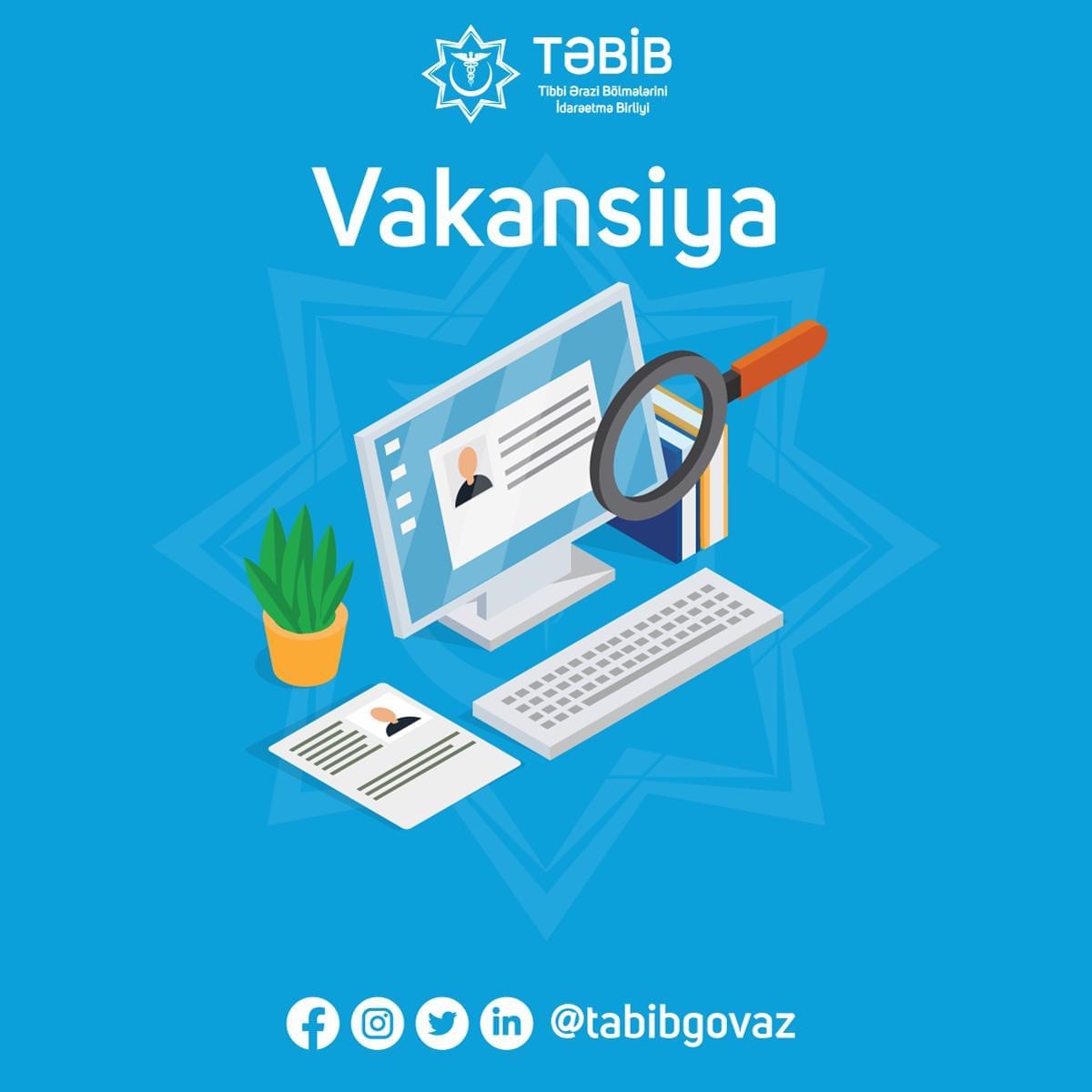 TƏBİB işə qəbul üçün vakansiyalar elan edir
