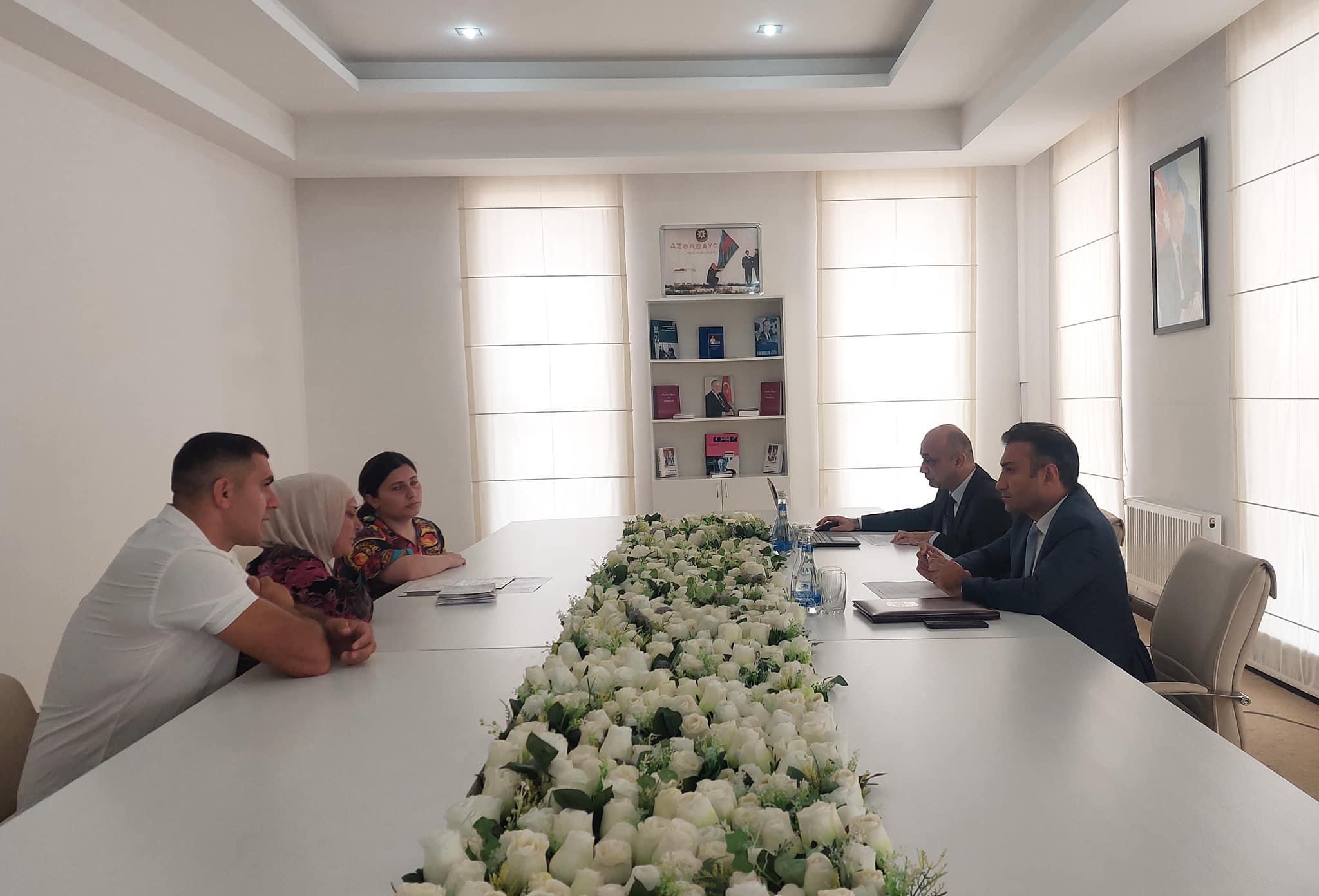 Anar Bayramov Quba rayonunda vətəndaşları qəbul edib